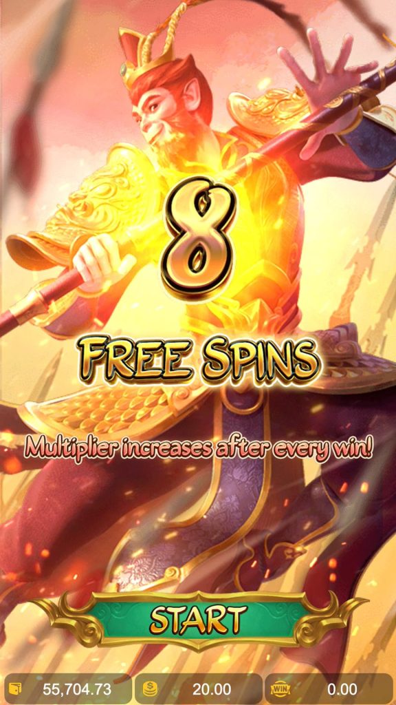 ฟีเจอร์ สปินฟรี (Free Spins) legendary monkey king